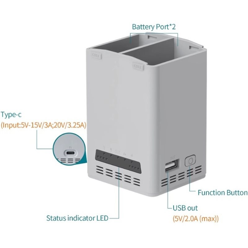 A53M – Caricabatterie per dron - Drone Battery Smart recensione e prezzo