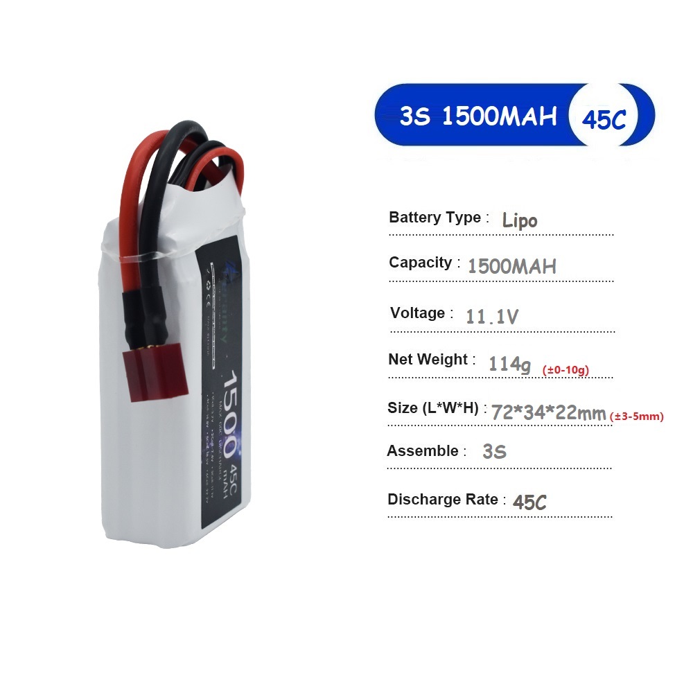 Batteria LiPo da 11,1 V 3S 150 - Drone Battery Li-Ion recensione e prezzo